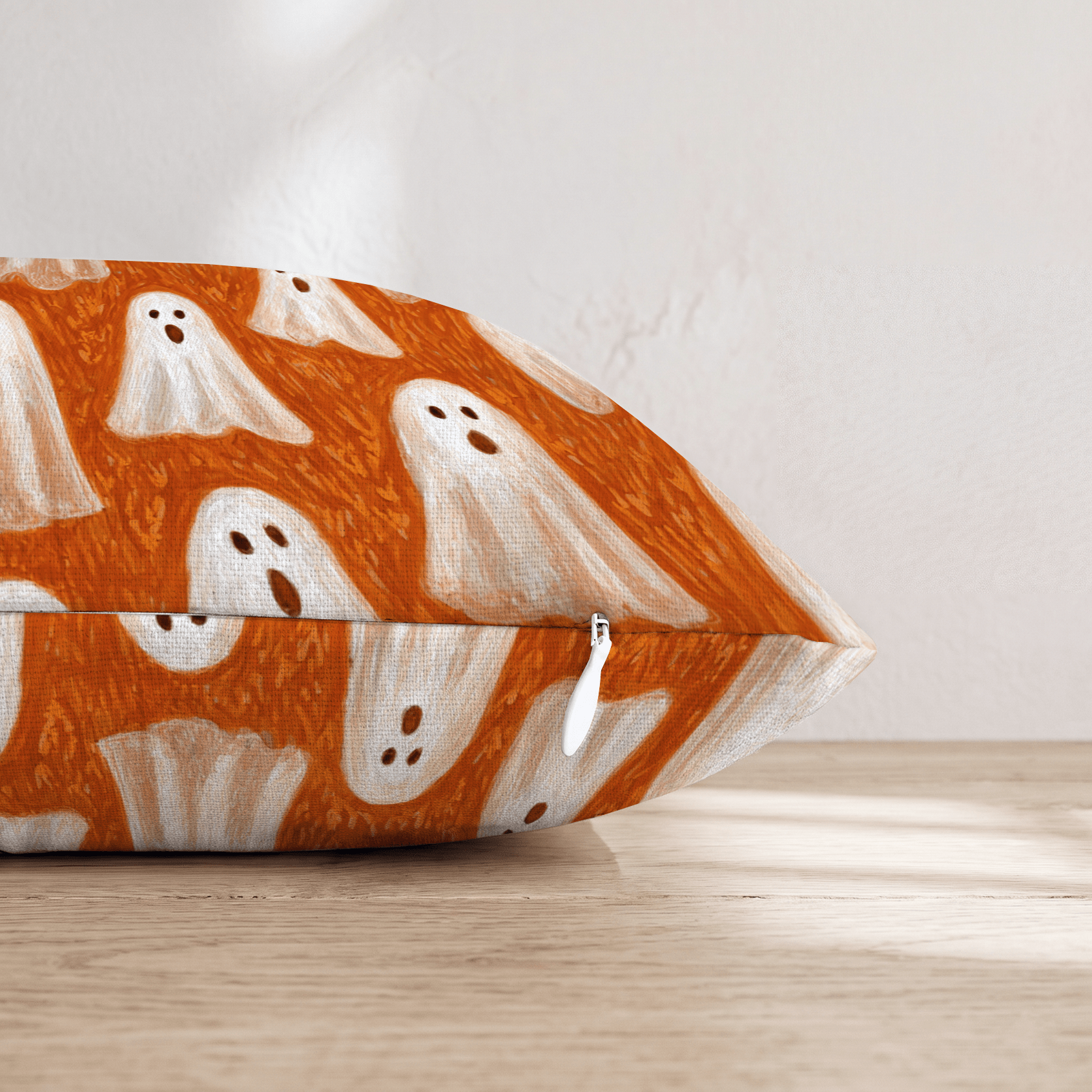 Spooky Ghost Toss Throw Pillow - Hillcroft Home