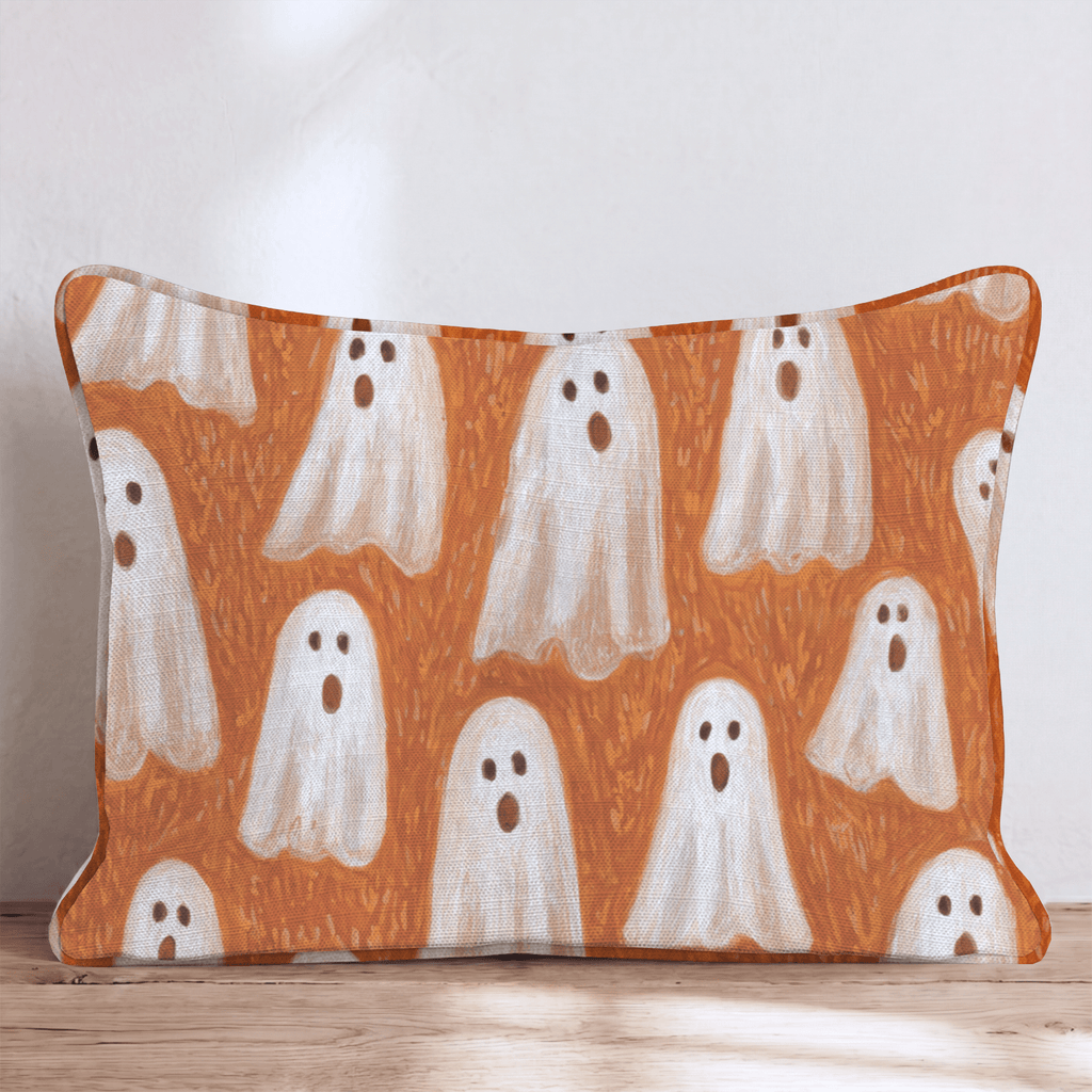 Spooky Ghost Toss Throw Pillow - Hillcroft Home