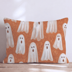 Spooky Ghost Toss Throw Pillow - Hillcroft Home