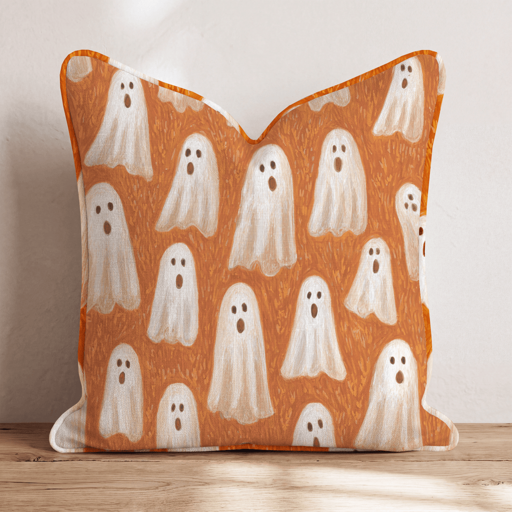 Spooky Ghost Toss Throw Pillow - Hillcroft Home
