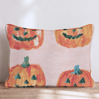 Spooky In Pink Throw Pillow - Hillcroft Home