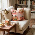 Spooky In Pink Throw Pillow - Hillcroft Home