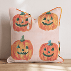 Spooky In Pink Throw Pillow - Hillcroft Home