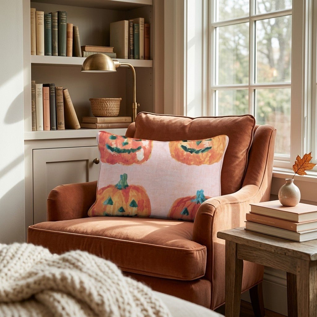 Spooky In Pink Throw Pillow - Hillcroft Home