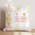 Spooky Skeletons Throw Pillow - Hillcroft Home