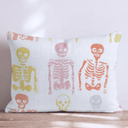 Spooky Skeletons Throw Pillow - Hillcroft Home
