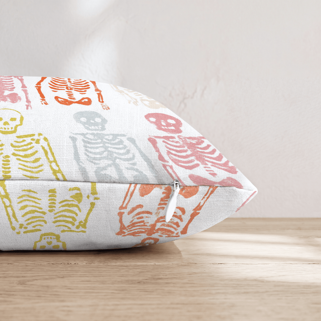 Spooky Skeletons Throw Pillow - Hillcroft Home