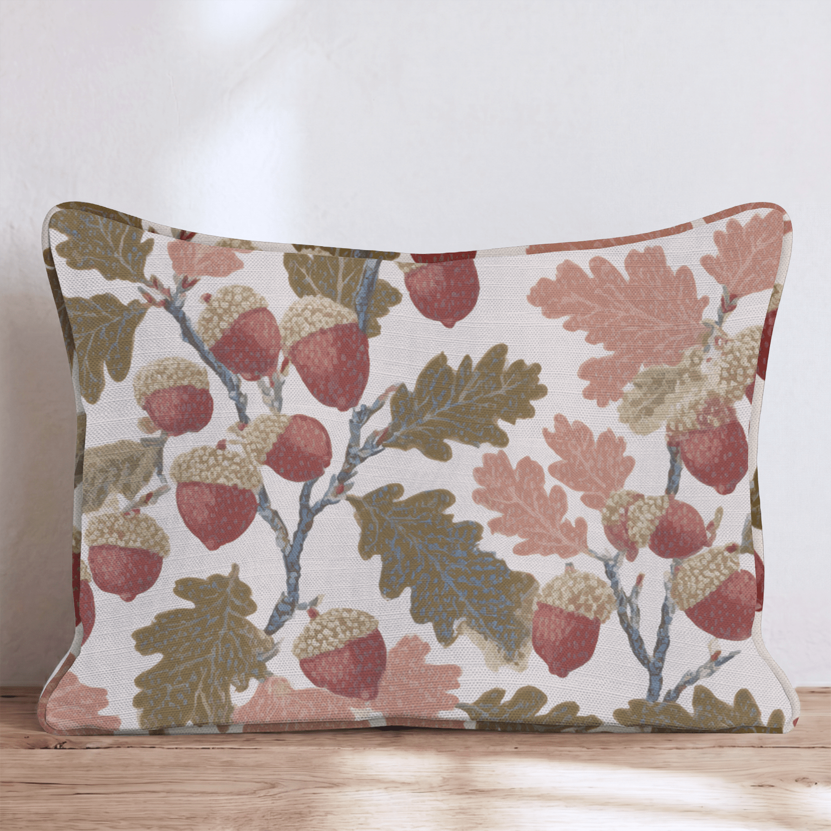 Spotted Acorns Throw Pillow - Hillcroft Home