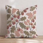 Spotted Acorns Throw Pillow - Hillcroft Home