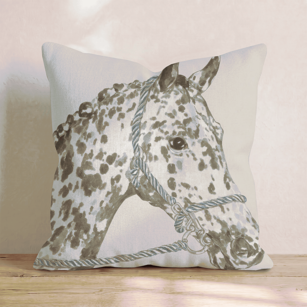 Spotted Horse Show Throw Pillow - Hillcroft Home