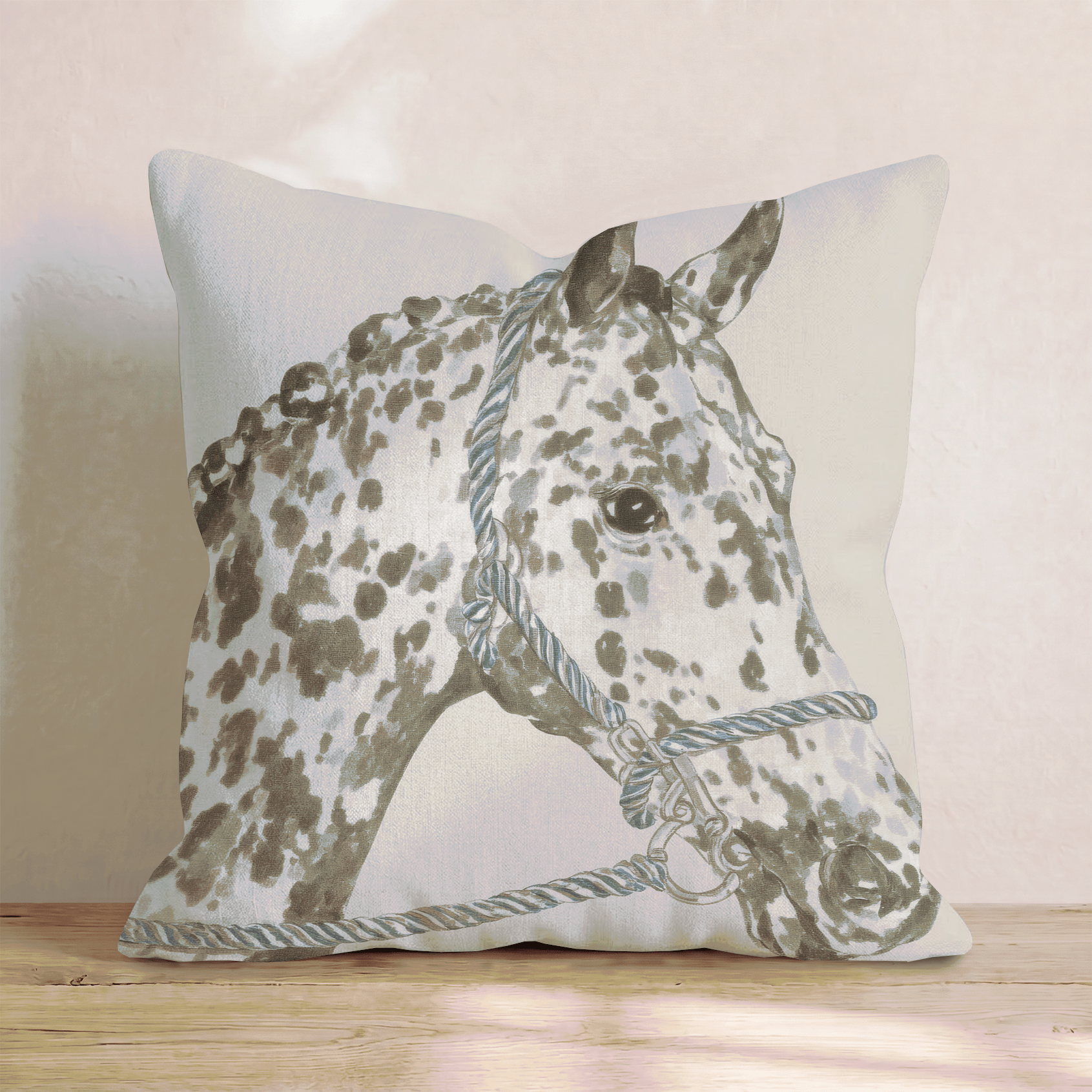 Spotted Horse Show Throw Pillow - Hillcroft Home