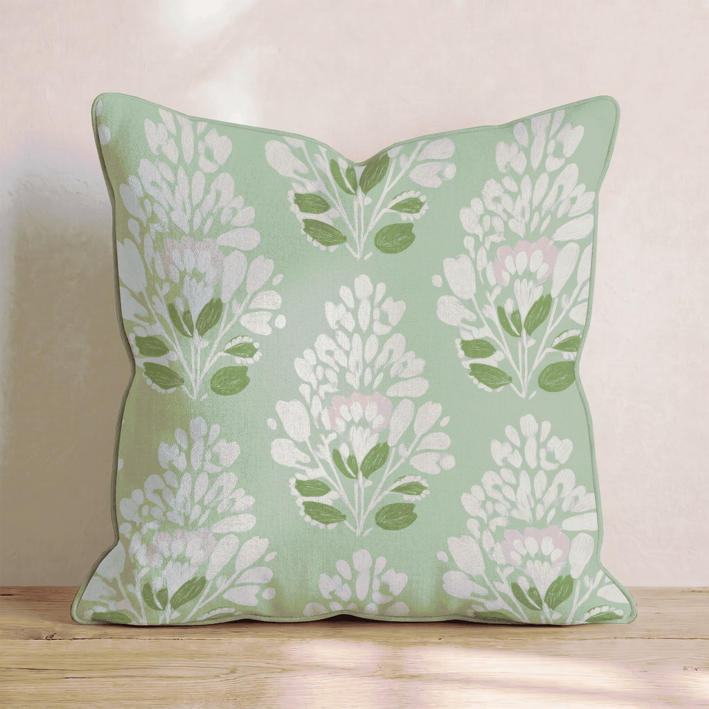 Spring Blossoms Throw Pillow - Hillcroft Home