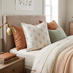 Spring Bluebells Throw Pillow - Hillcroft Home