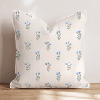 Spring Bluebells Throw Pillow - Hillcroft Home
