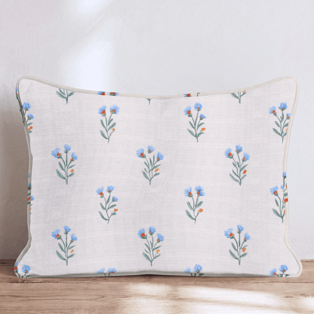 Spring Bluebells Throw Pillow - Hillcroft Home
