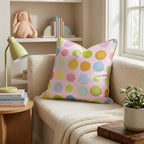 Spring Candy Drop Throw Pillow - Hillcroft Home