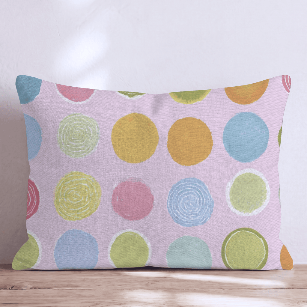 Spring Candy Drop Throw Pillow - Hillcroft Home