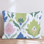 Spring Damask Throw Pillow - Hillcroft Home