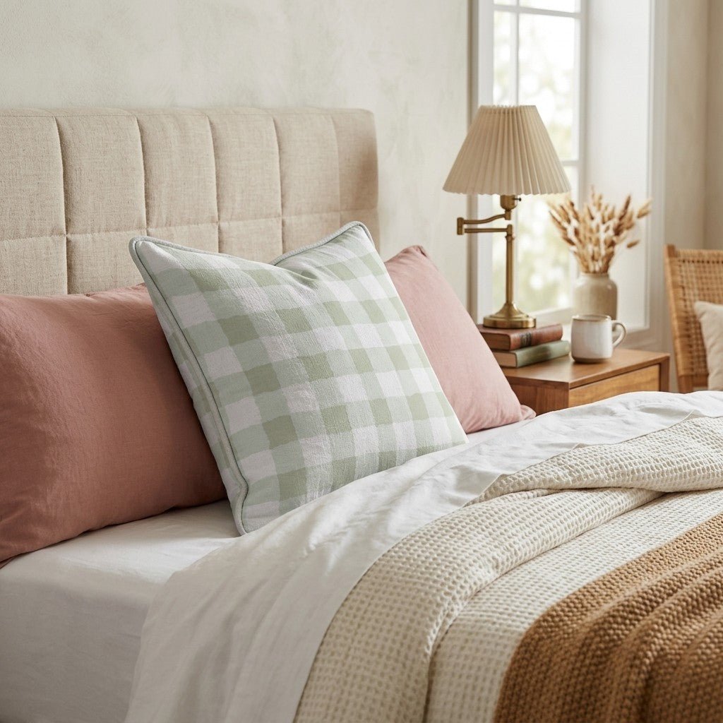 Spring Day Picnic Throw Pillow - Hillcroft Home