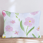 Spring Ditsy Blue Throw Pillow - Hillcroft Home