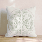 Spring Medallion Throw Pillow - Hillcroft Home