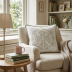 Spring Medallion Throw Pillow - Hillcroft Home
