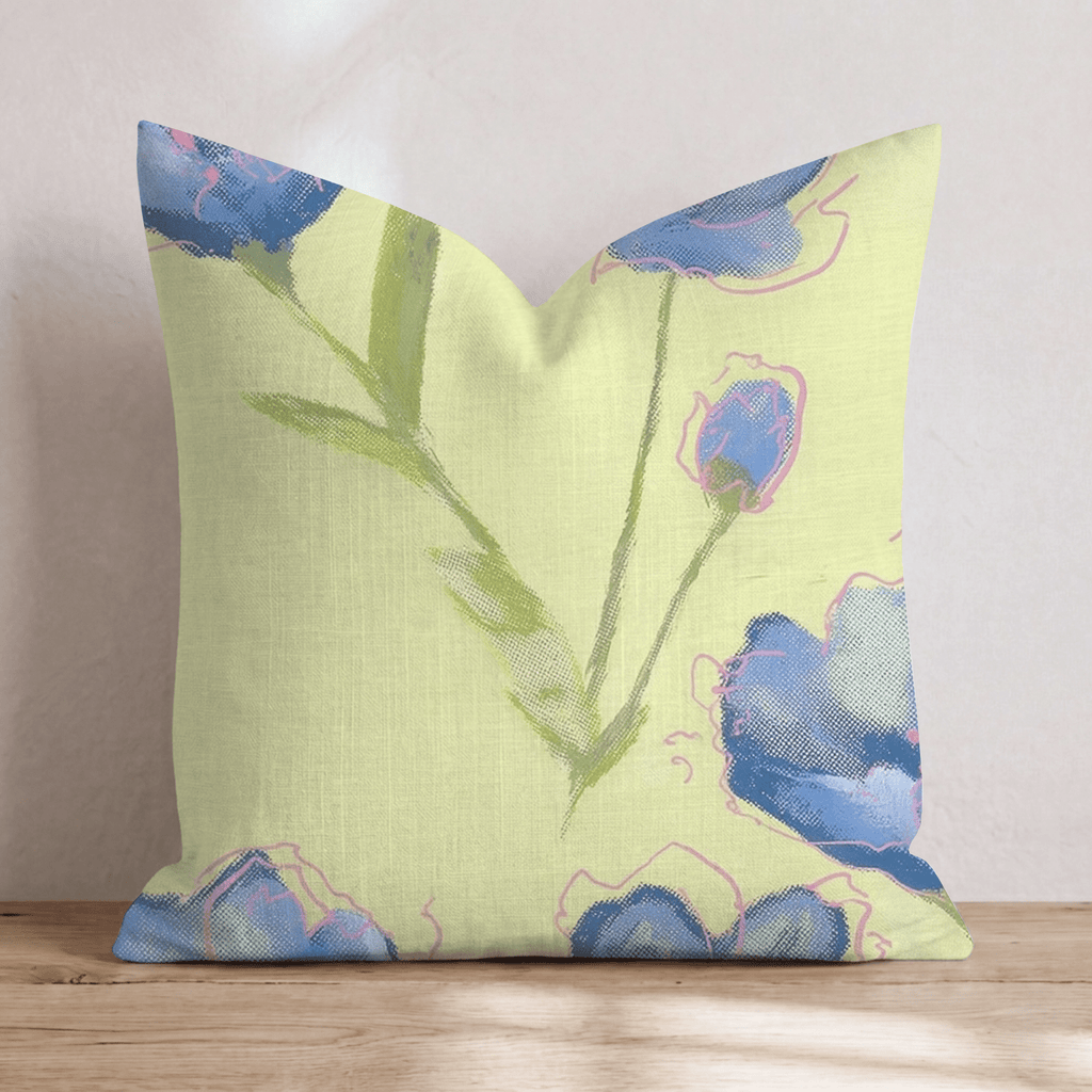 Spring Print Press 2 Throw Pillow - Hillcroft Home