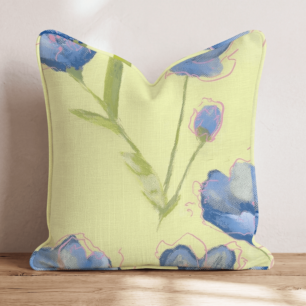 Spring Print Press 2 Throw Pillow - Hillcroft Home