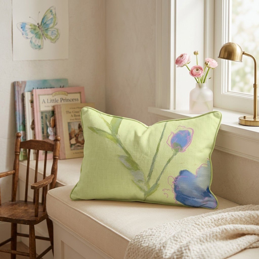 Spring Print Press 2 Throw Pillow - Hillcroft Home