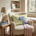 Spring Print Press Throw Pillow - Hillcroft Home