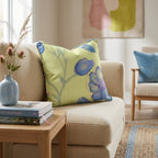 Spring Print Press Throw Pillow - Hillcroft Home
