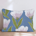 Spring Tulip Bloom Throw Pillow - Hillcroft Home