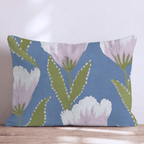 Spring Tulip Bloom Throw Pillow - Hillcroft Home