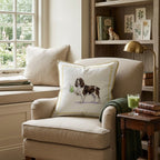 Springer Spaniel Matcha Throw Pillow - Hillcroft Home