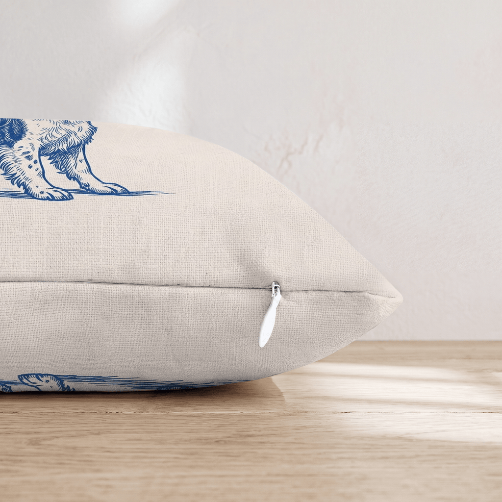 Springer Spaniel Pickleball Throw Pillow - Hillcroft Home