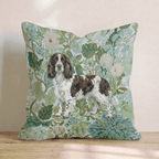 Springer Spaniel Power Throw Pillow - Hillcroft Home