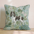 Springer Spaniel Power Throw Pillow - Hillcroft Home