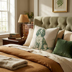 Springer Spaniel Throw Pillow - Hillcroft Home