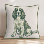 Springer Spaniel Throw Pillow - Hillcroft Home