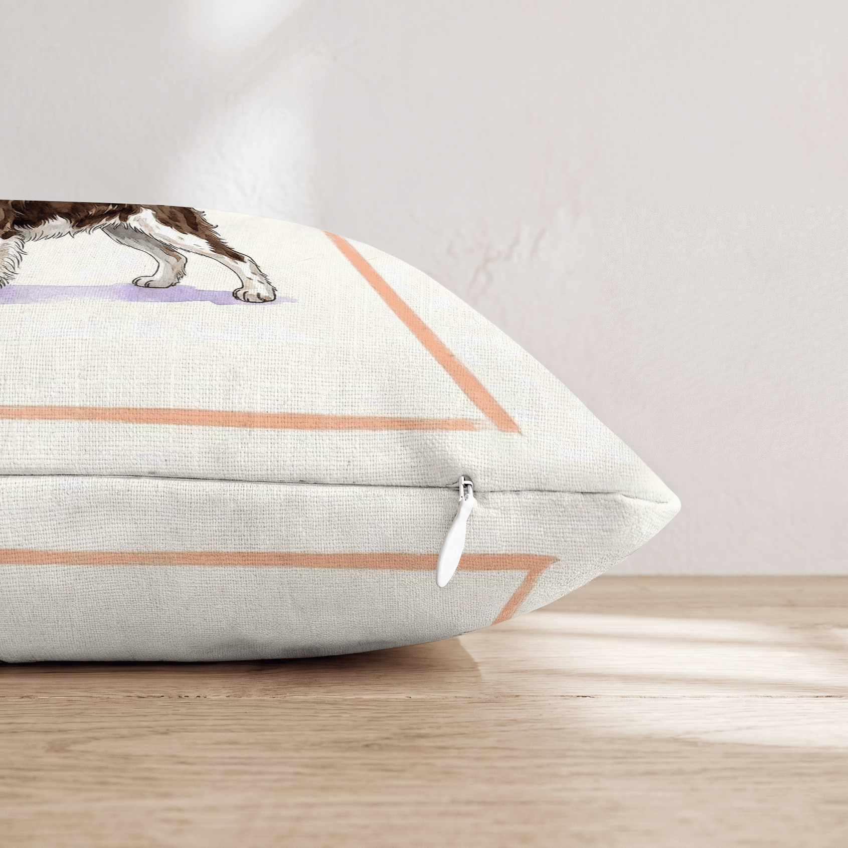 Springer Spaniel Tumbler Throw Pillow - Hillcroft Home