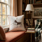 Springer Spaniel Tumbler Throw Pillow - Hillcroft Home