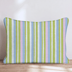 Springy Stripes Throw Pillow - Hillcroft Home
