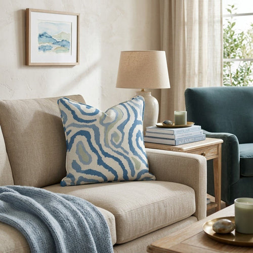 Squiggles and Patterns Throw Pillow - Hillcroft Home