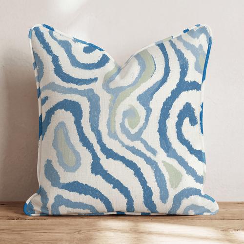 Squiggles and Patterns Throw Pillow - Hillcroft Home