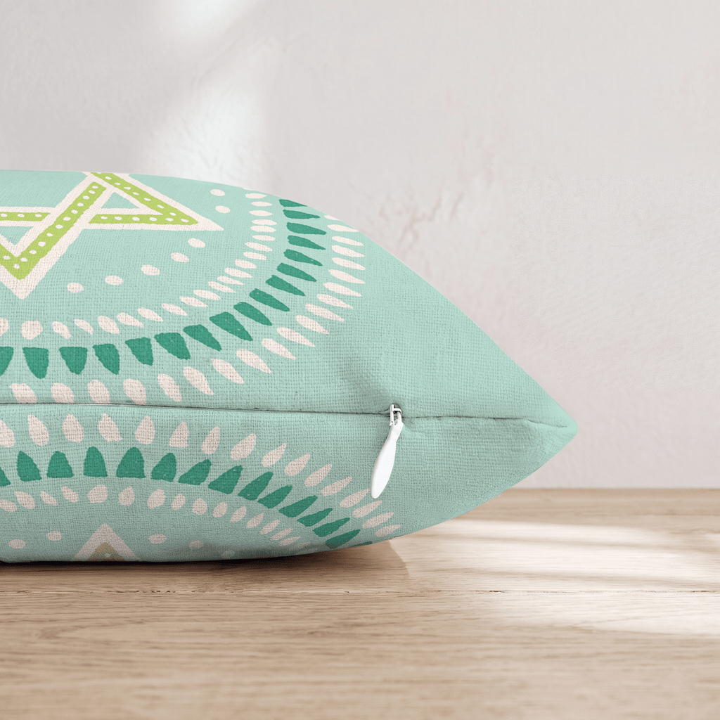 Star of David Circle Throw Pillow - Hillcroft Home