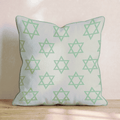 Star of David Pattern Throw Pillow - Hillcroft Home