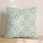 Star of David Pattern Throw Pillow - Hillcroft Home