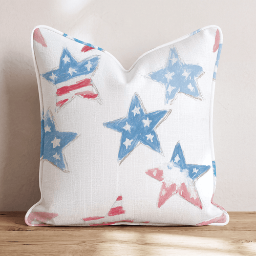 Star Spangled Throw Pillow - Hillcroft Home