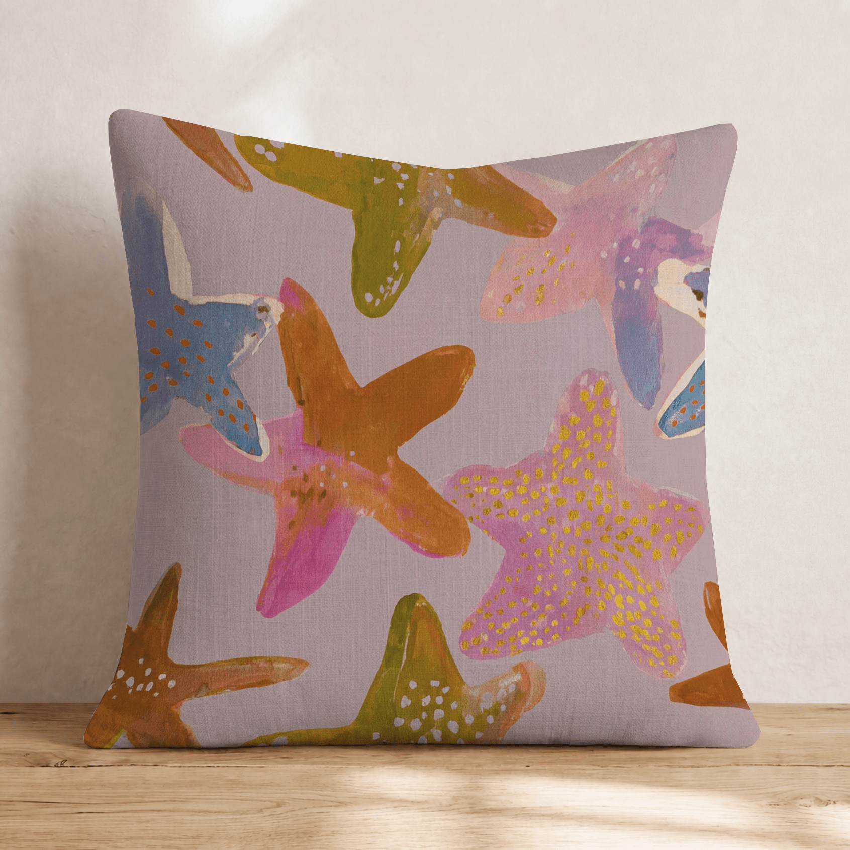 Starfish Party Throw Pillow - Hillcroft Home