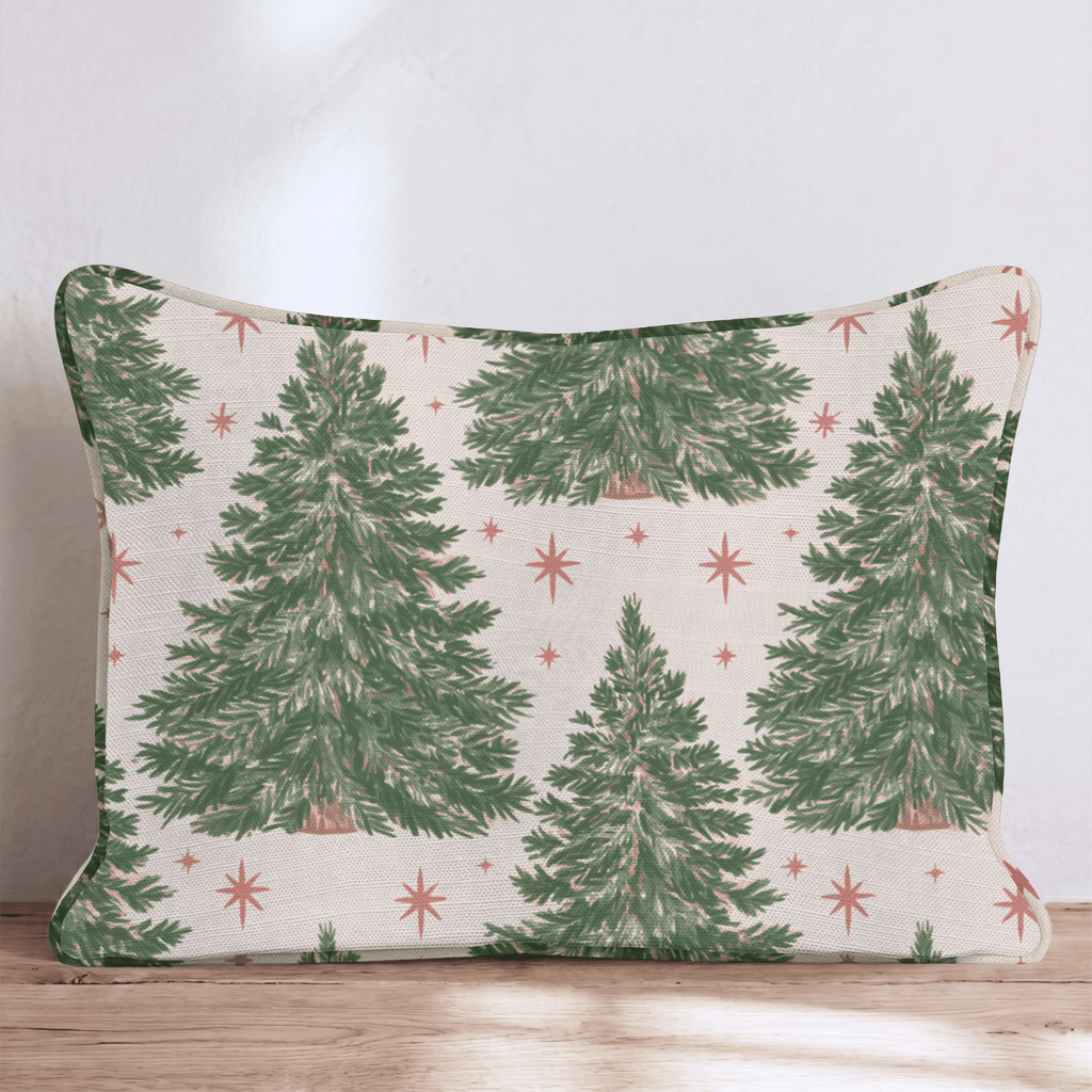 Starlight Spruce Throw Pillow throw pillow - Hillcroft Home
